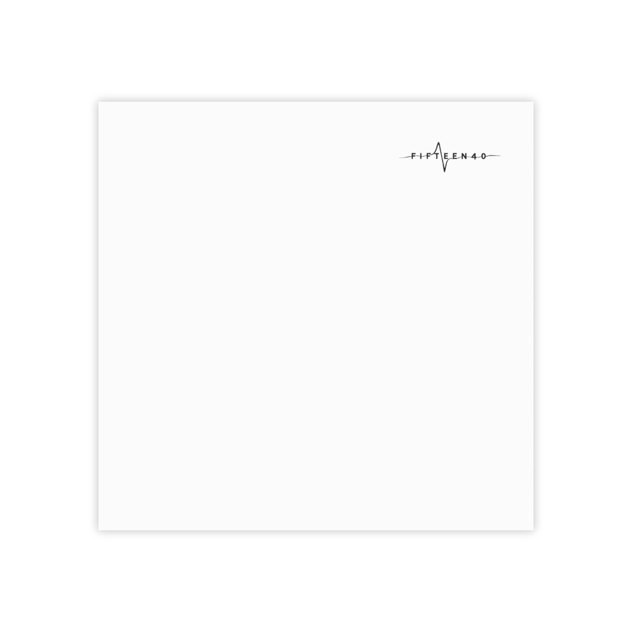 FIFTEEN40 Black Waveform Logo Post-it® Note Pads